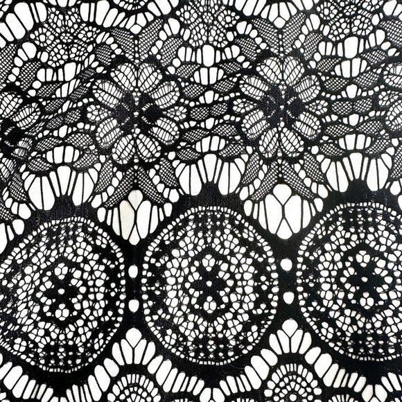 Torrid Skirt Size 3 (22-24) Lace Skater Skirt High Lo Hem Bonded Lace Plus Goth - Picture 6 of 16